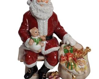 Royal Doulton Holiday Traditions Santa 195/2000 Royal Doulton Sants Helper, Santa Bunnykins Figurines Royal Doulton 10" Santa Claus Figure