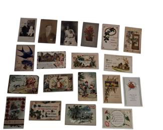 Antique Postcards Christmas Easter Charles Poppe