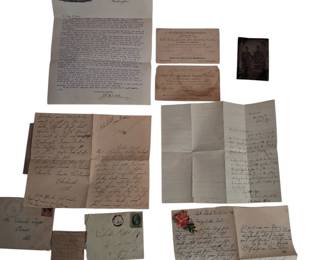 19th C. Charles Poppe Letters, Stamps, Ephemera