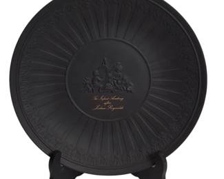 1974 Wedgwood Black Basalt Infant Academy Plate