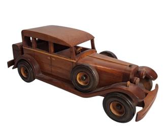 Handmade Signed 1932 Lincoln Car Model