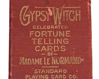 Early 1900s Gypsy Witch Fortune Telling Cards