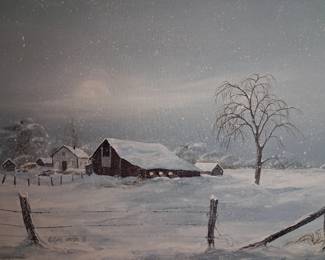 1977 Doris Sampson MN Artist Original Painting
