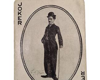 1916 Movie Souvenir Playing Cards Charlie Chaplin