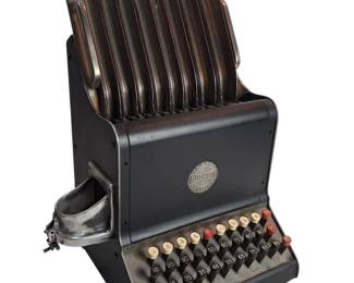 1909 Brandt Automatic Cashier Machine 1924 Brandt Automatic Cashier Machine 1940-60s Model 100/150 Brandt Automatic Cashier 