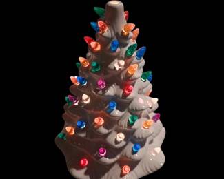 Vintage Lighted Ceramic Christmas Trees White Vintage Ceramic Christmas Tree