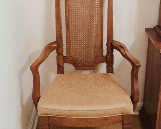 Vintage cane back chair set of 4