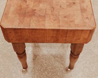 Maple Butcher Block Table