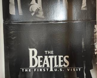 Vintage Beattles 5ft. Cardboard poster