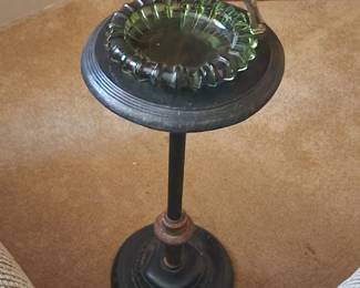 1940's floor ash tray with Gazel motif 