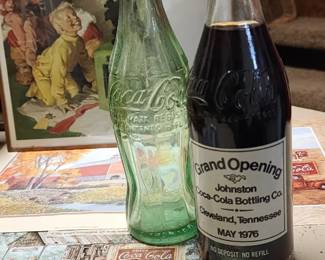 Vintage Cleveland Coca-Cola bottling Coca-Cola. Commemorative bottle