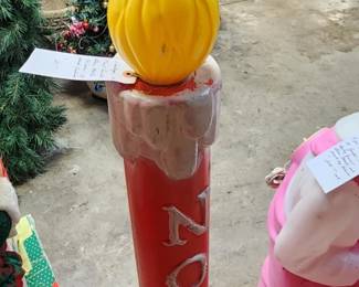 3ft. Blow Mold Noel Candle 