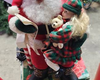 Vintage animated Santa