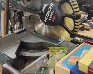 Very nice HITACHI chop saw Lazer 