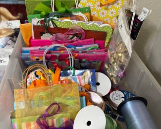 Gift Bags and Ribbons