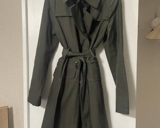 London Fog(ish) style coat - size sm