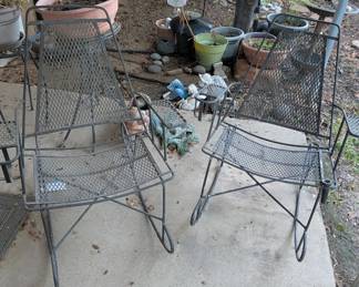 Rocker Wrought Iron Chairs