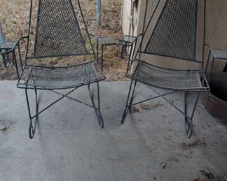 Rocker Wrought Iron Chairs