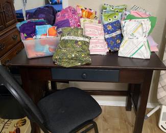 Student Desk - Juvenile theme pillow cases - sheets - fabrics scraps