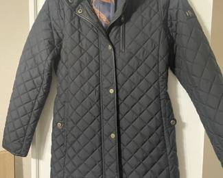 Quilted 3/4" length Coat - Size sm