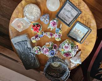 Knick knacks, bone china