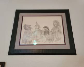 Wizard of Oz Drawing by Ralph Branch 1982