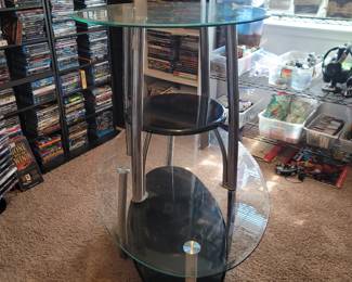 Glass Coffee Table & End Table