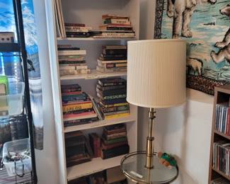 Brass & Glass Floor Lamp