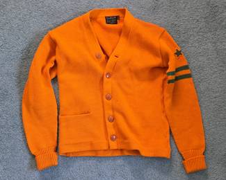 1950s varsity cardigan by Jones Knitting Mills