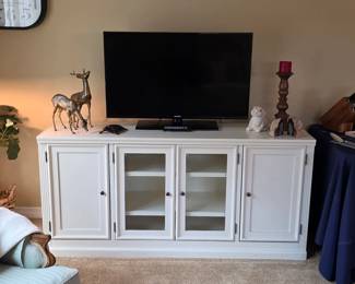 Ballard Designs media console with storage