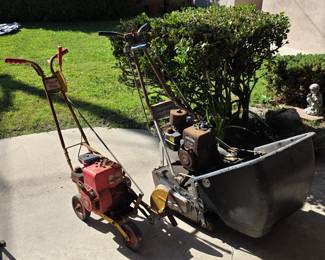 Gas lawnmower and edger