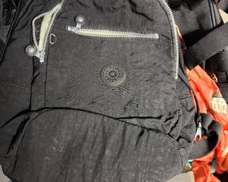 Kipling black medium backpack