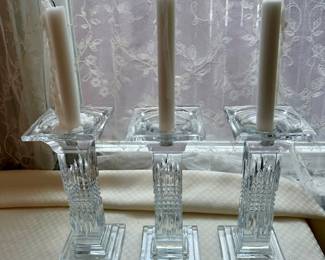 Shannon Crystal Metropolitan Candlesticks