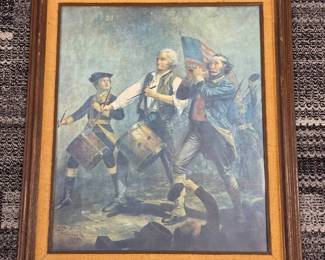 S Lot #87 - A.M. Willard “The Spirit of ’76” Oleograph-Style Framed Reproduction