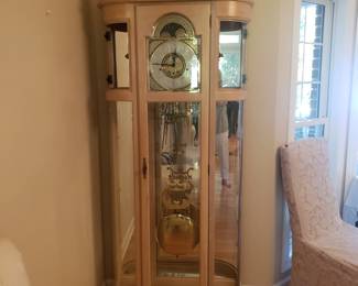 Lighted Ridgeway grandfather clock