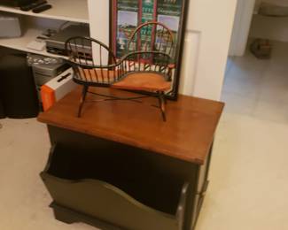 Magazine table doors on each side