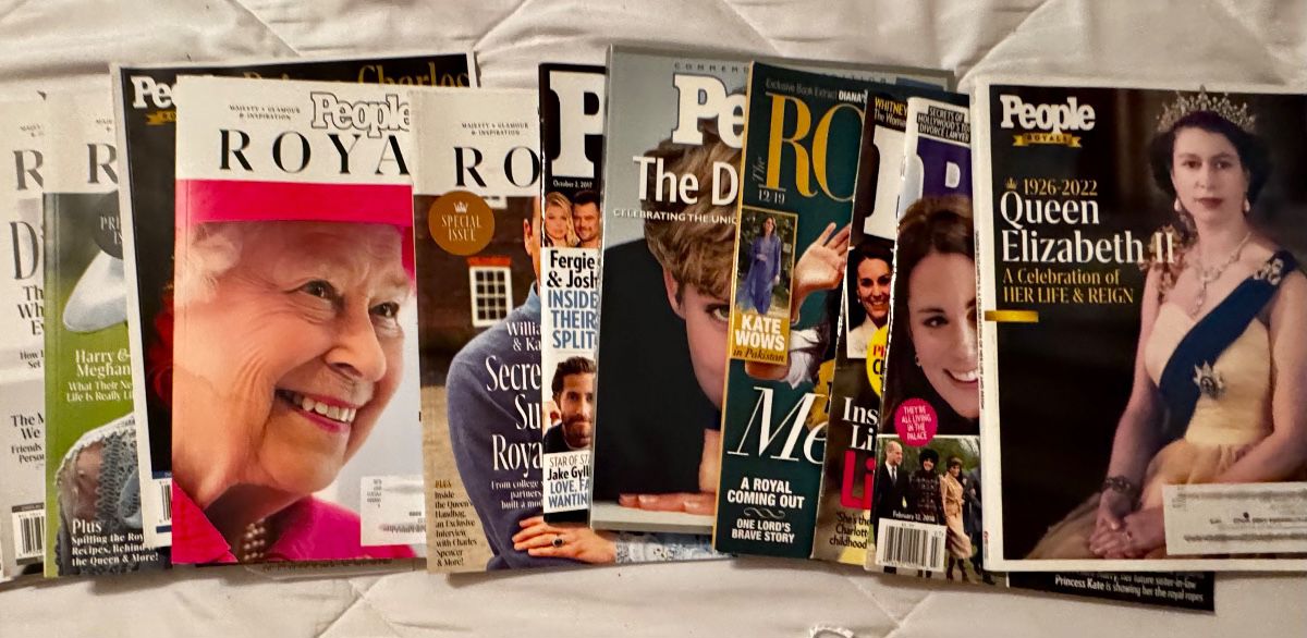 Queen Elizabeth and royal family collector magazines