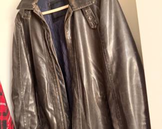 Tommy Hilfiger leather jacket (large I think)