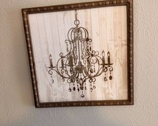 Chandelier wall hanging