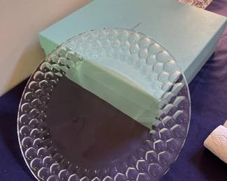 Tiffany & Company Crystal Serving Plate