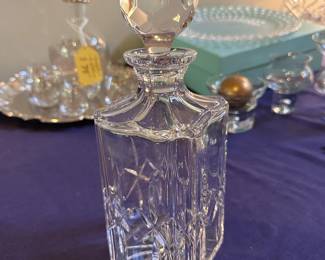 Atlantis Lead Cut Crystal Decanter