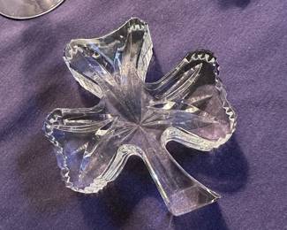 Waterford Crystal shamrock