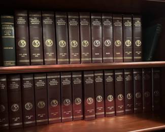 Hardcover bound Nat Geo volumes