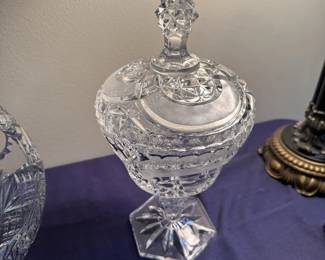 Crystal candy dish