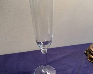Tiffany & Company Crystal Wine Champagne Flutes (Set of 7)