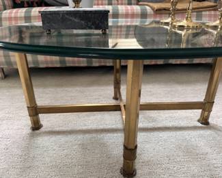 Brass coffee table