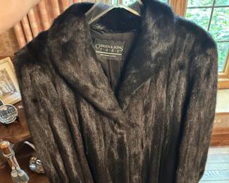 Vintage mink coat by O'Brien & Sons Furs