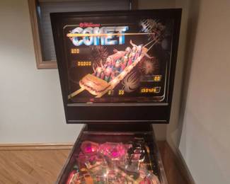 1985 Williams "Comet" Pinball machine (Cleaned and Serviced)
