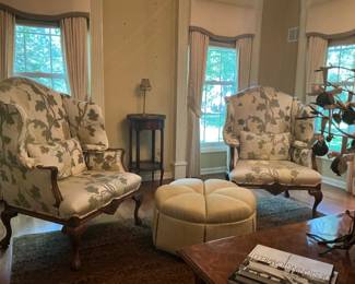 Round Ottoman (originally $1400) Asking $300 30 Diameter, 30 1/2 H