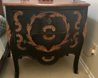 Two Stunning Etched Night Tables (Originally $5000) Asking $1000 for Each